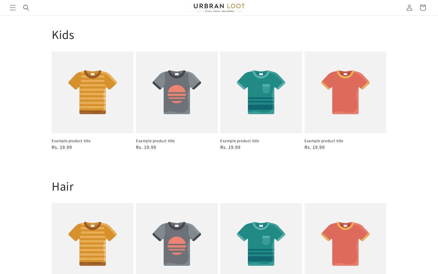 urbranloot.com homepage screenshot