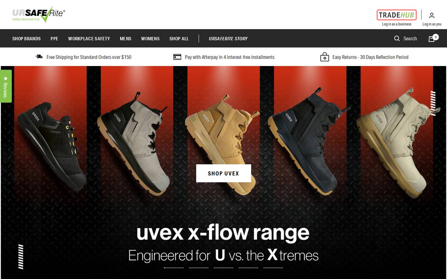 ursaferite.co homepage screenshot
