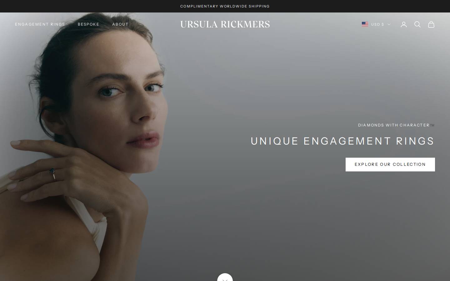 ursularickmers.com homepage screenshot
