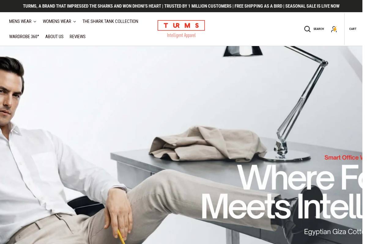 urturms.com homepage screenshot