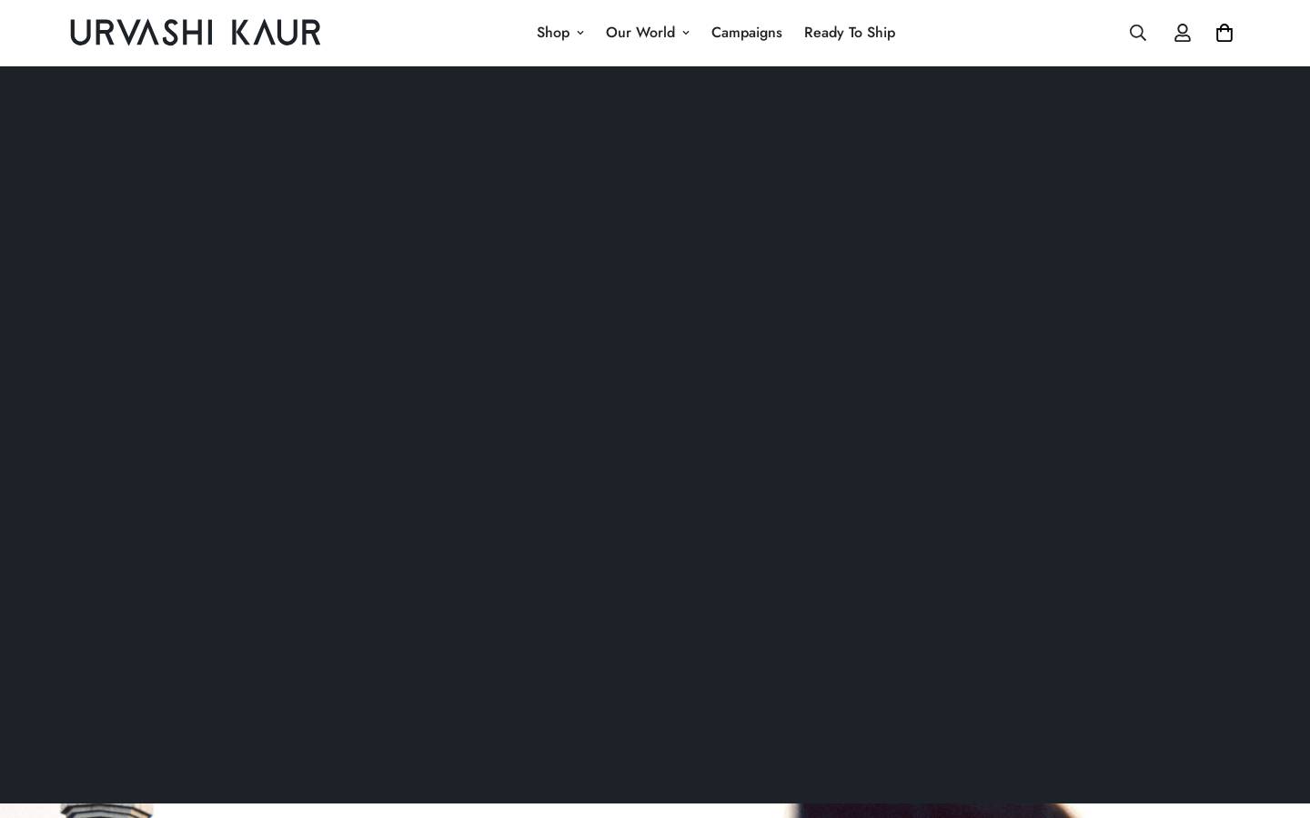 urvashikaur.com homepage screenshot