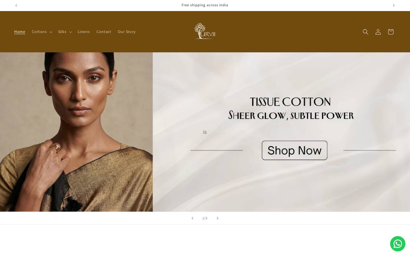 urviistore.com homepage screenshot