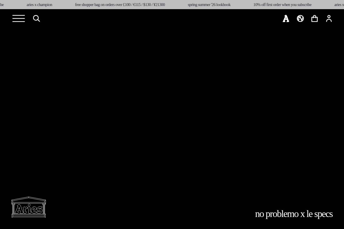 us.ariesarise.com homepage screenshot