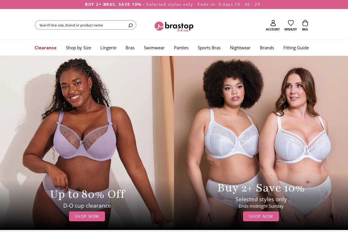 Brastop homepage screenshot