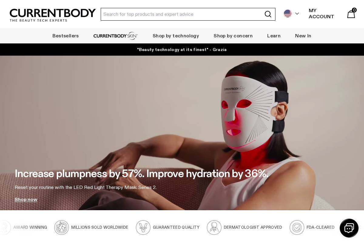 CurrentBody US homepage screenshot