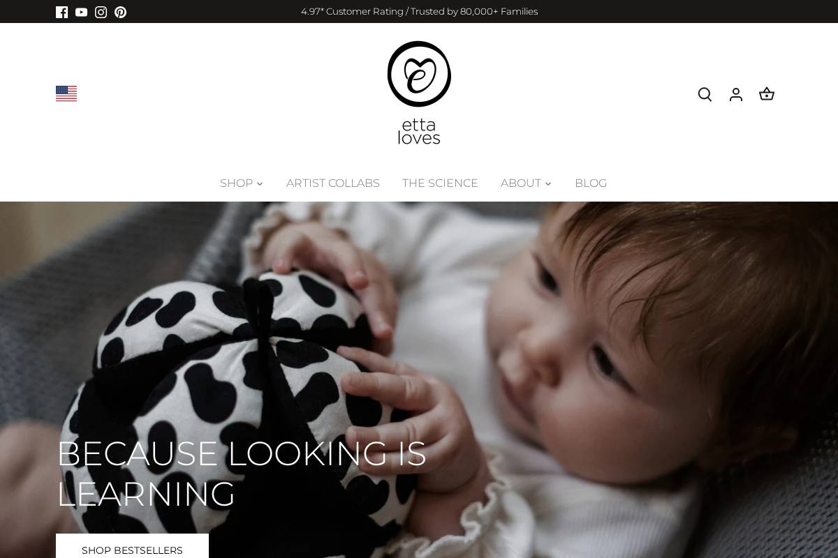 us.ettaloves.com homepage screenshot