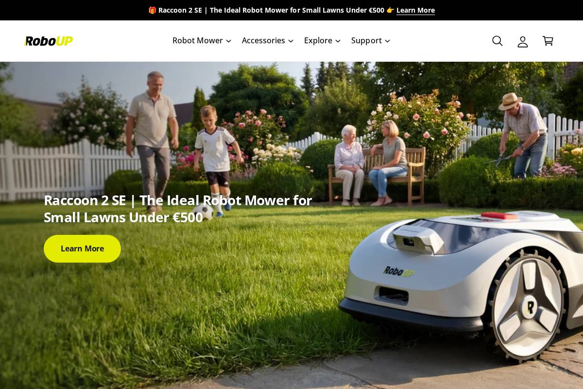 us.iroboup.com homepage screenshot