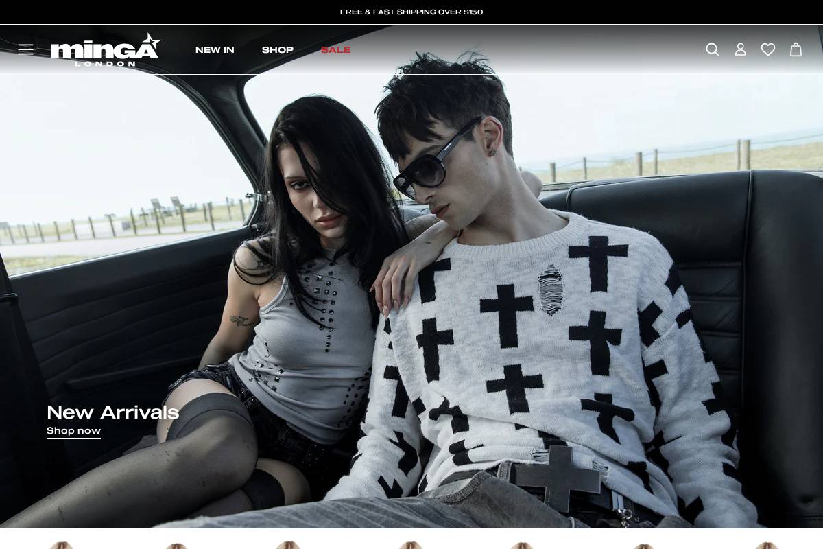 us.mingalondon.com homepage screenshot