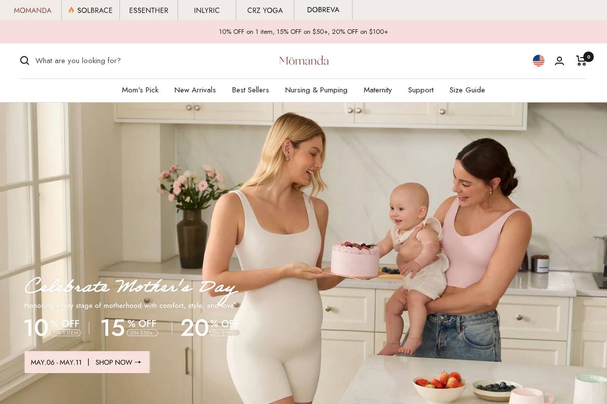 us.momanda.cc homepage screenshot