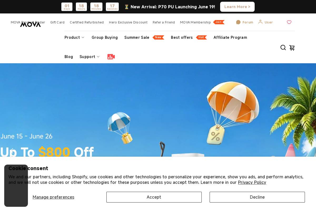 us.mova.tech homepage screenshot