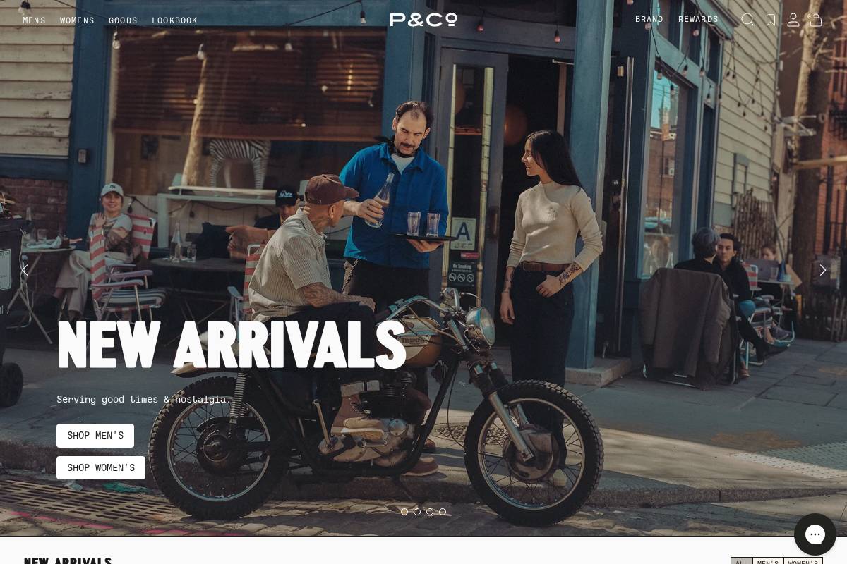 us.pand.co homepage screenshot