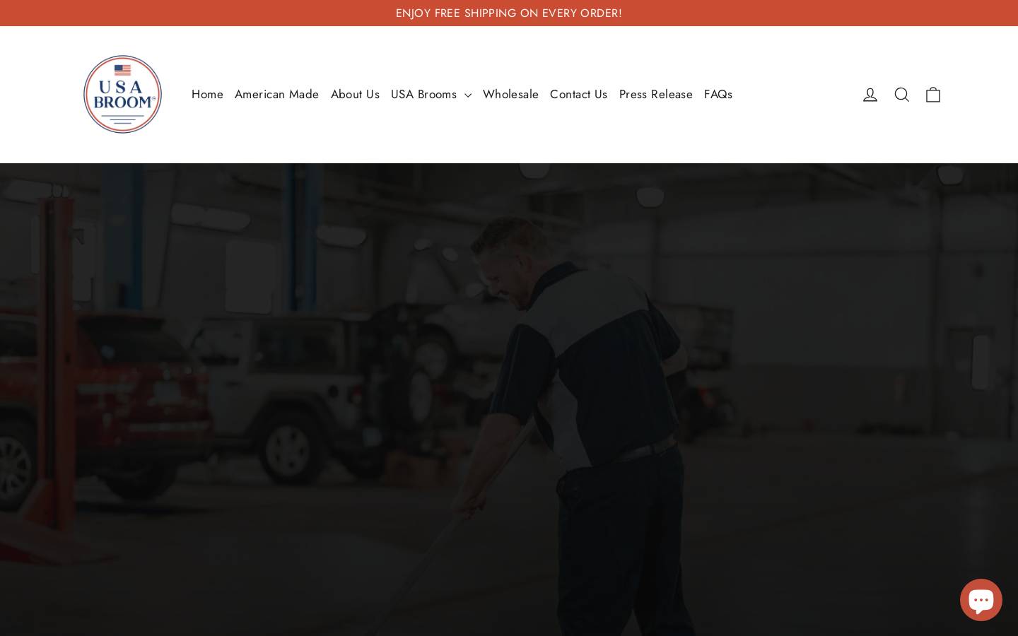 usabroom.com homepage screenshot