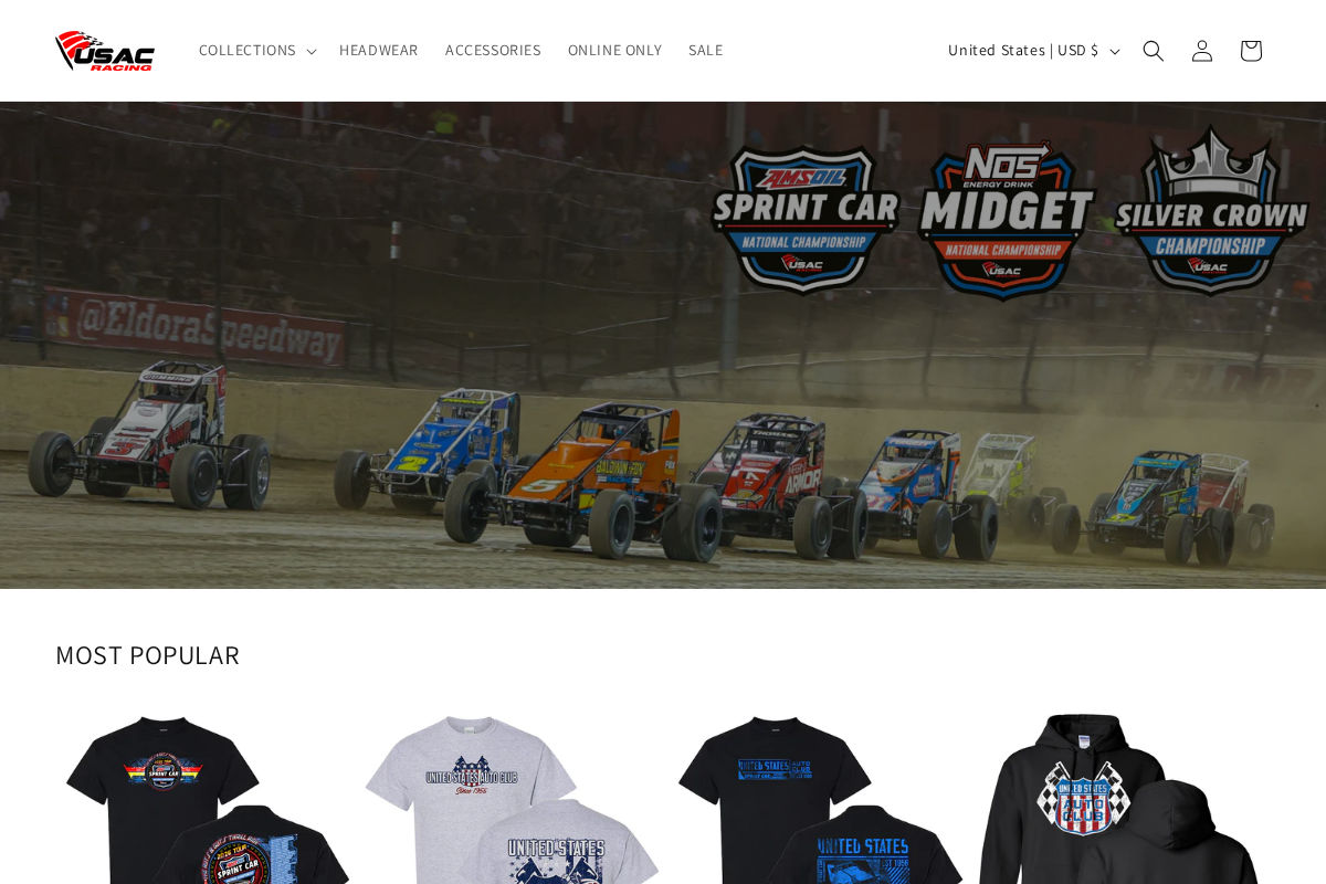 usacgear.com homepage screenshot
