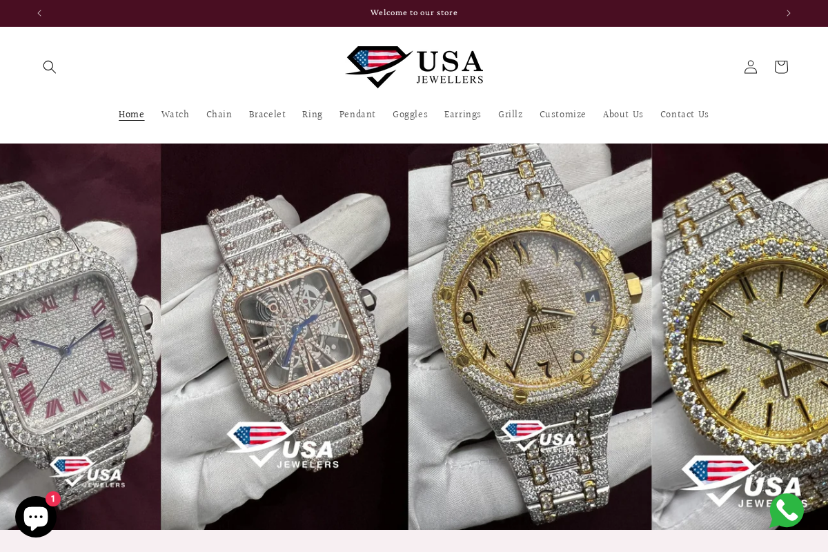 usajewellers.com homepage screenshot