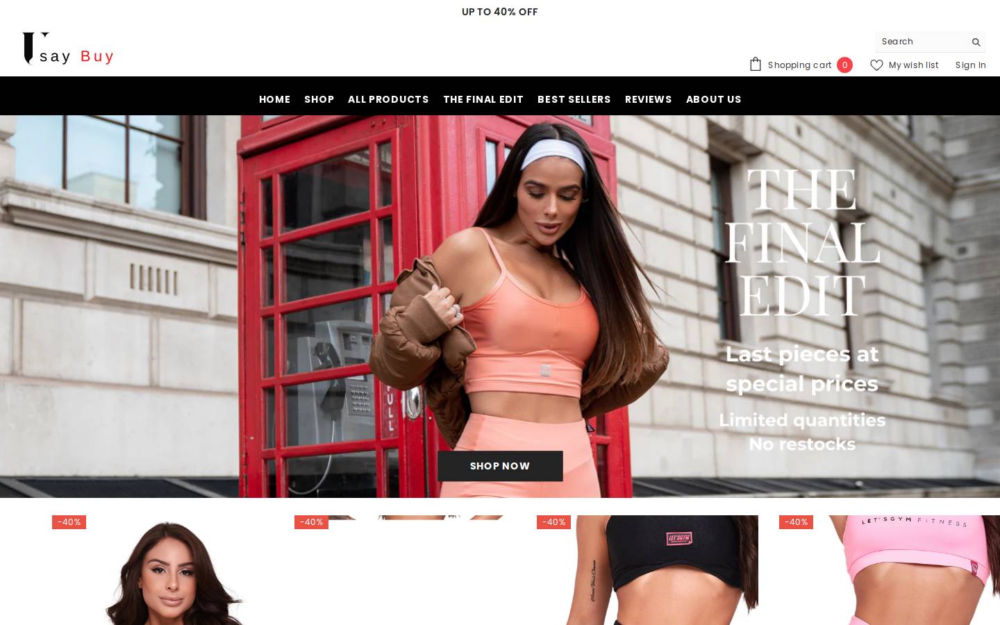usaybuy.com homepage screenshot