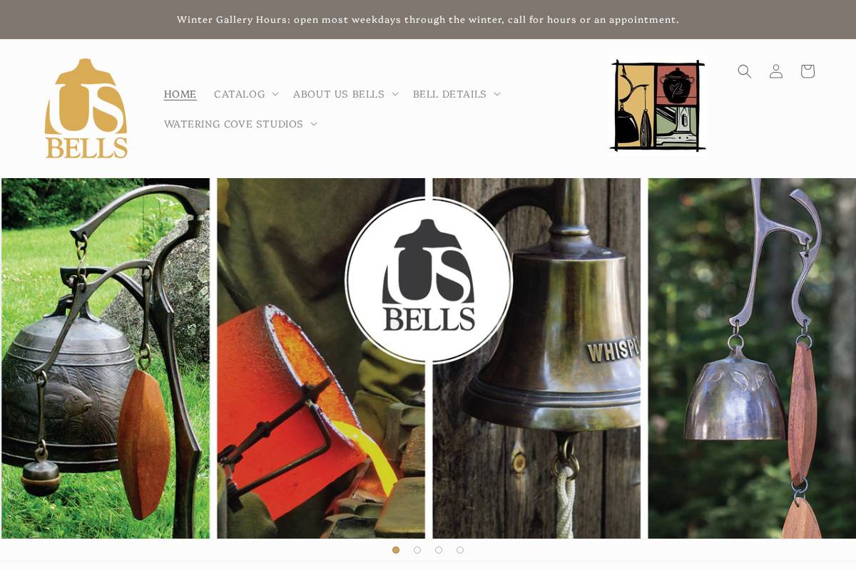 usbells.com homepage screenshot