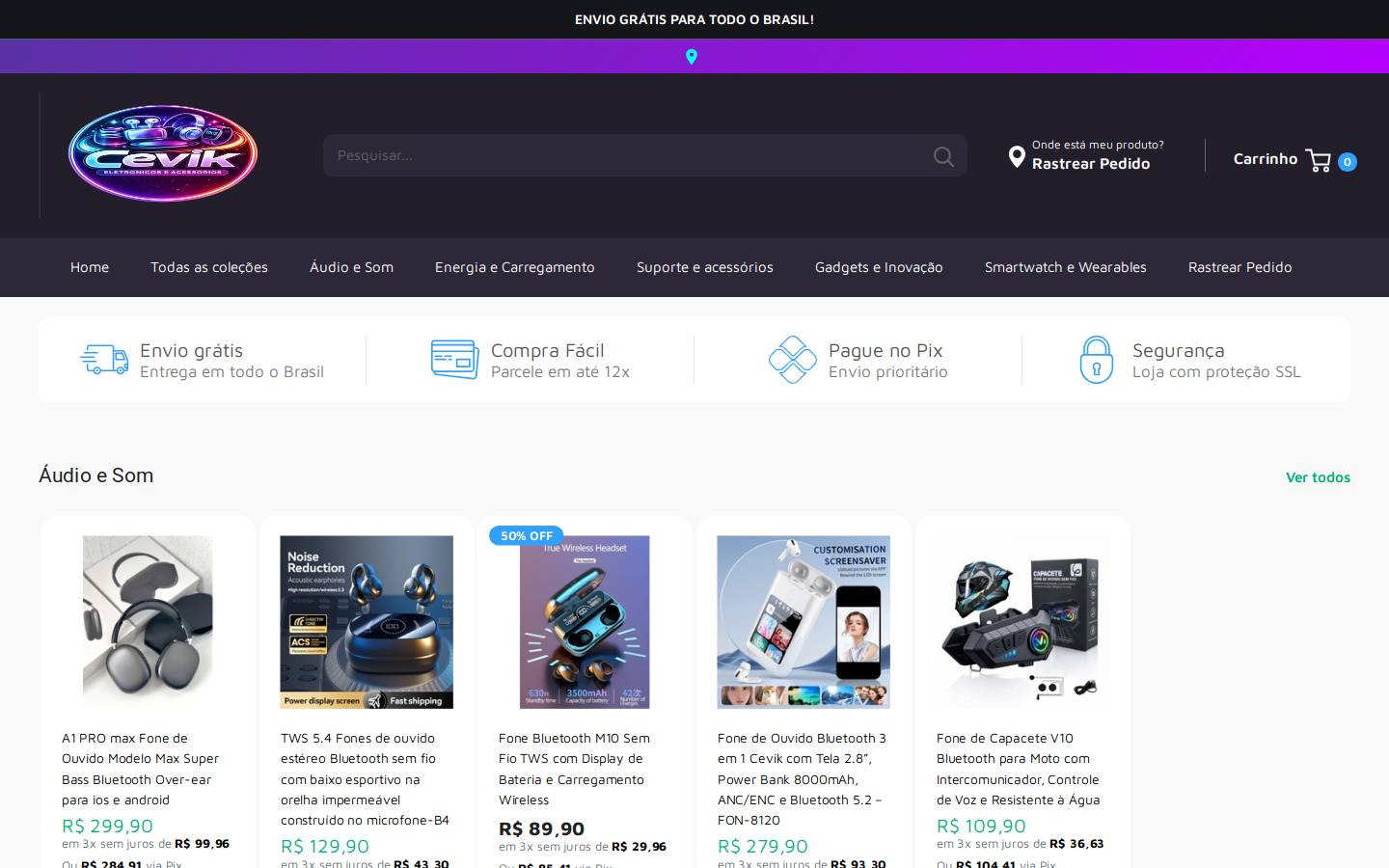 usecevik.com homepage screenshot