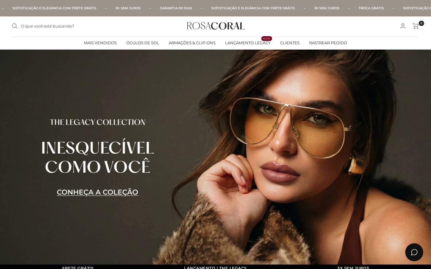 userosacoral.com homepage screenshot