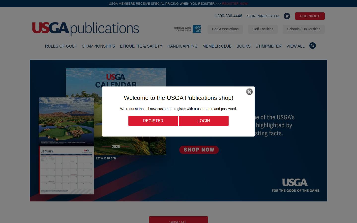 usgapublications.com homepage screenshot