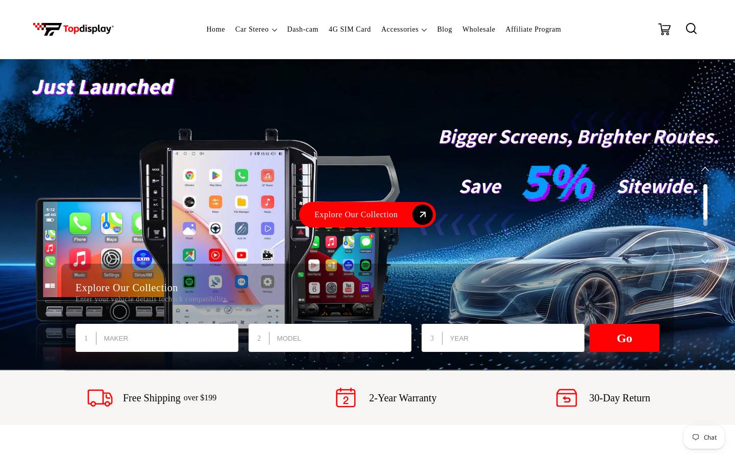 ustopdisplay.com homepage screenshot