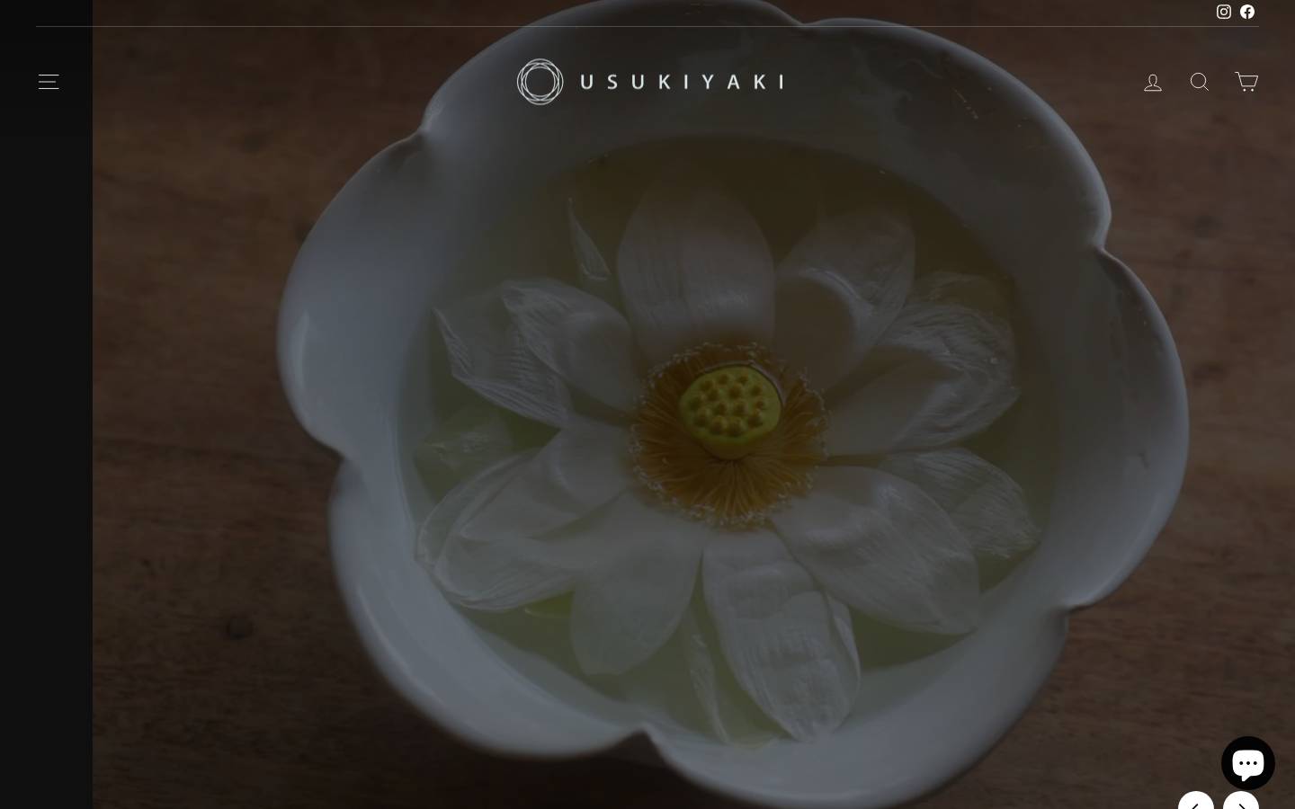 usukiyaki.com homepage screenshot