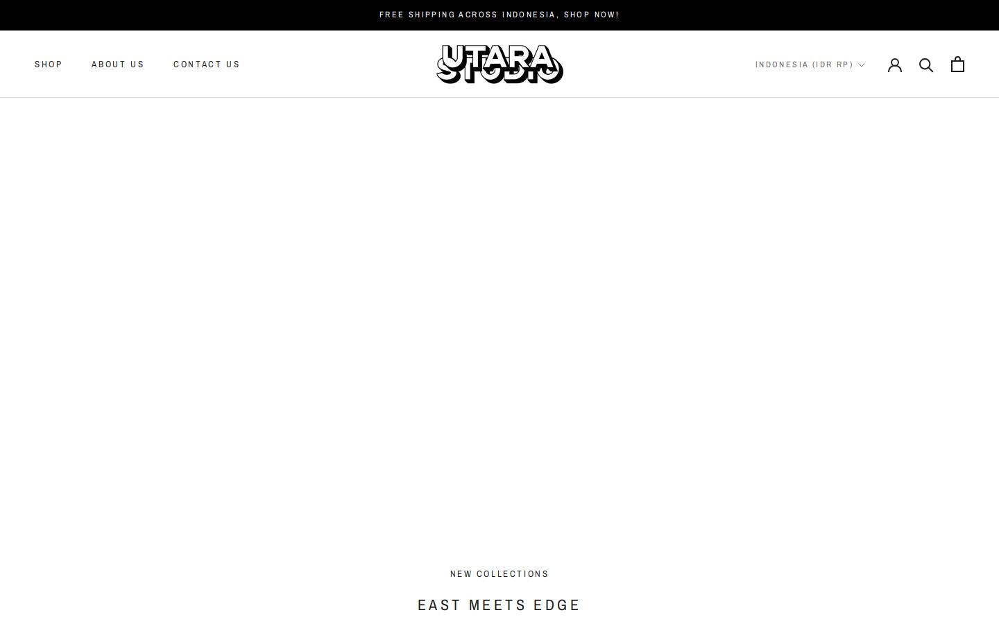 utara.studio homepage screenshot