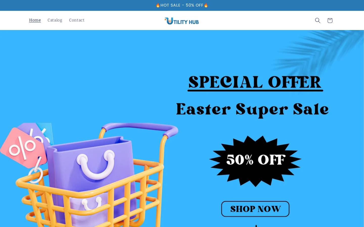 utilityhub.store homepage screenshot