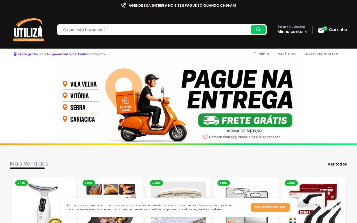 utilizavilavelha.com.br homepage screenshot