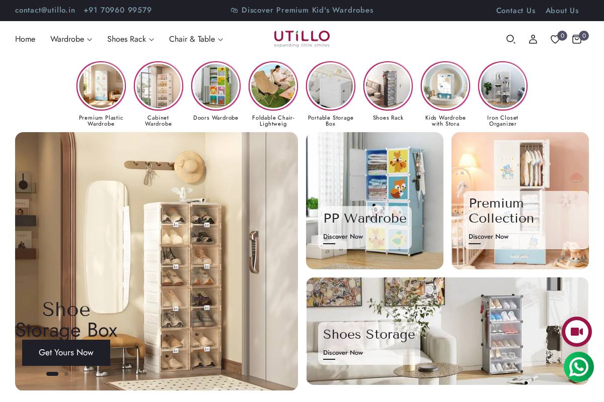 utillo.in homepage screenshot