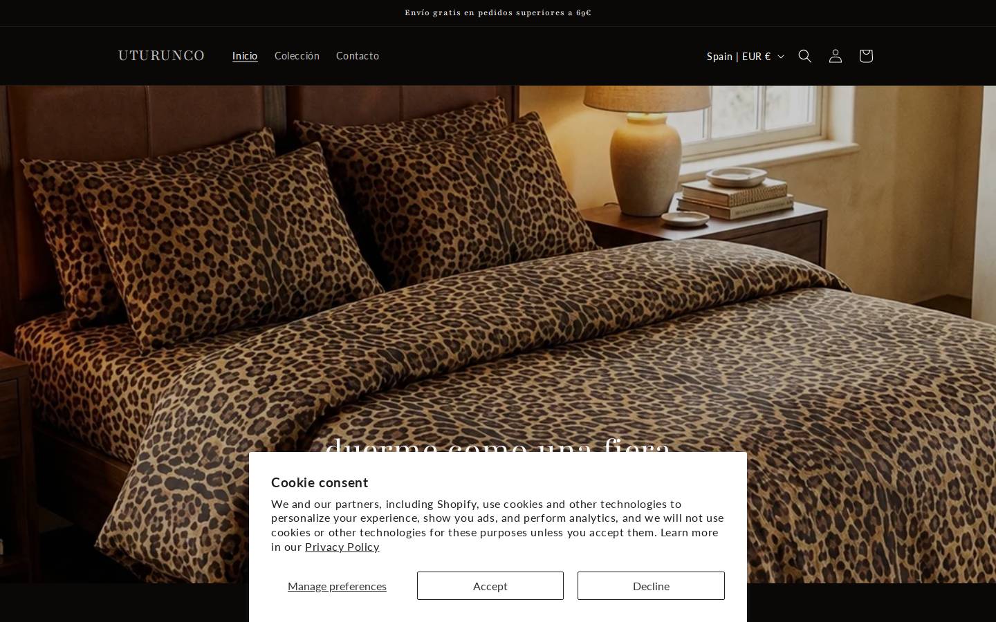 uturunco.com homepage screenshot