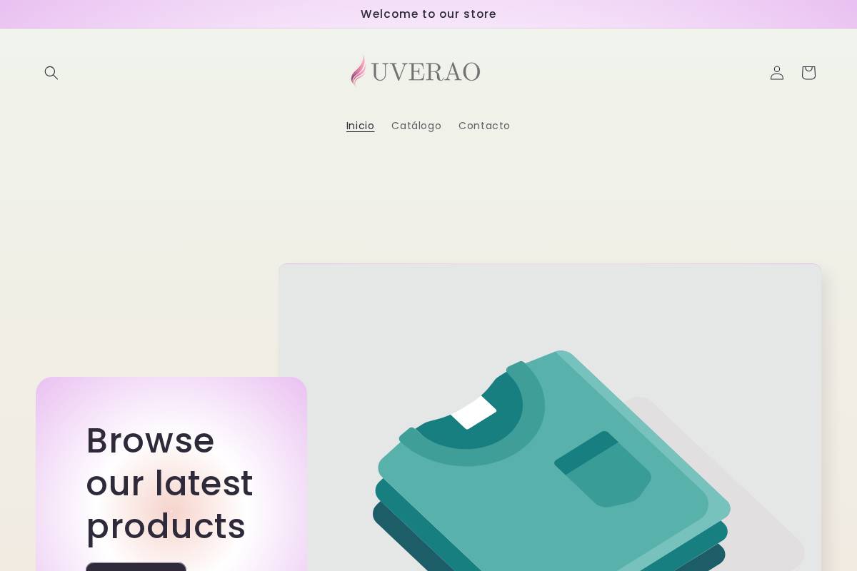 uverao.store homepage screenshot