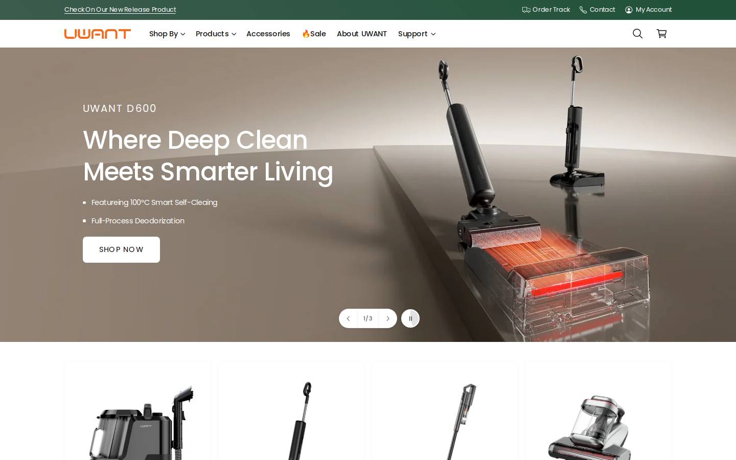 Uwanthome homepage screenshot