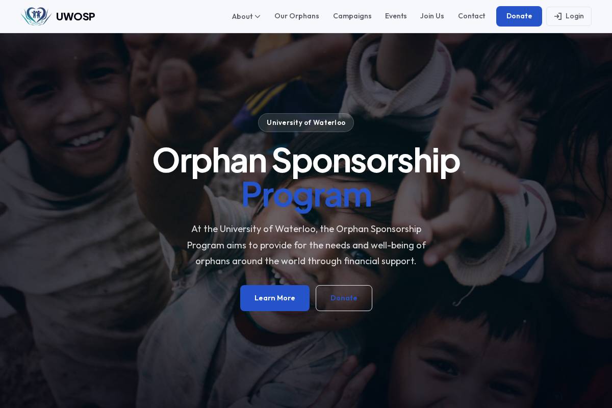 uwosp.com homepage screenshot