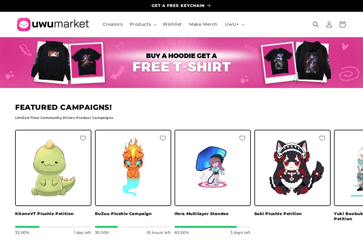 Uwumarket homepage screenshot