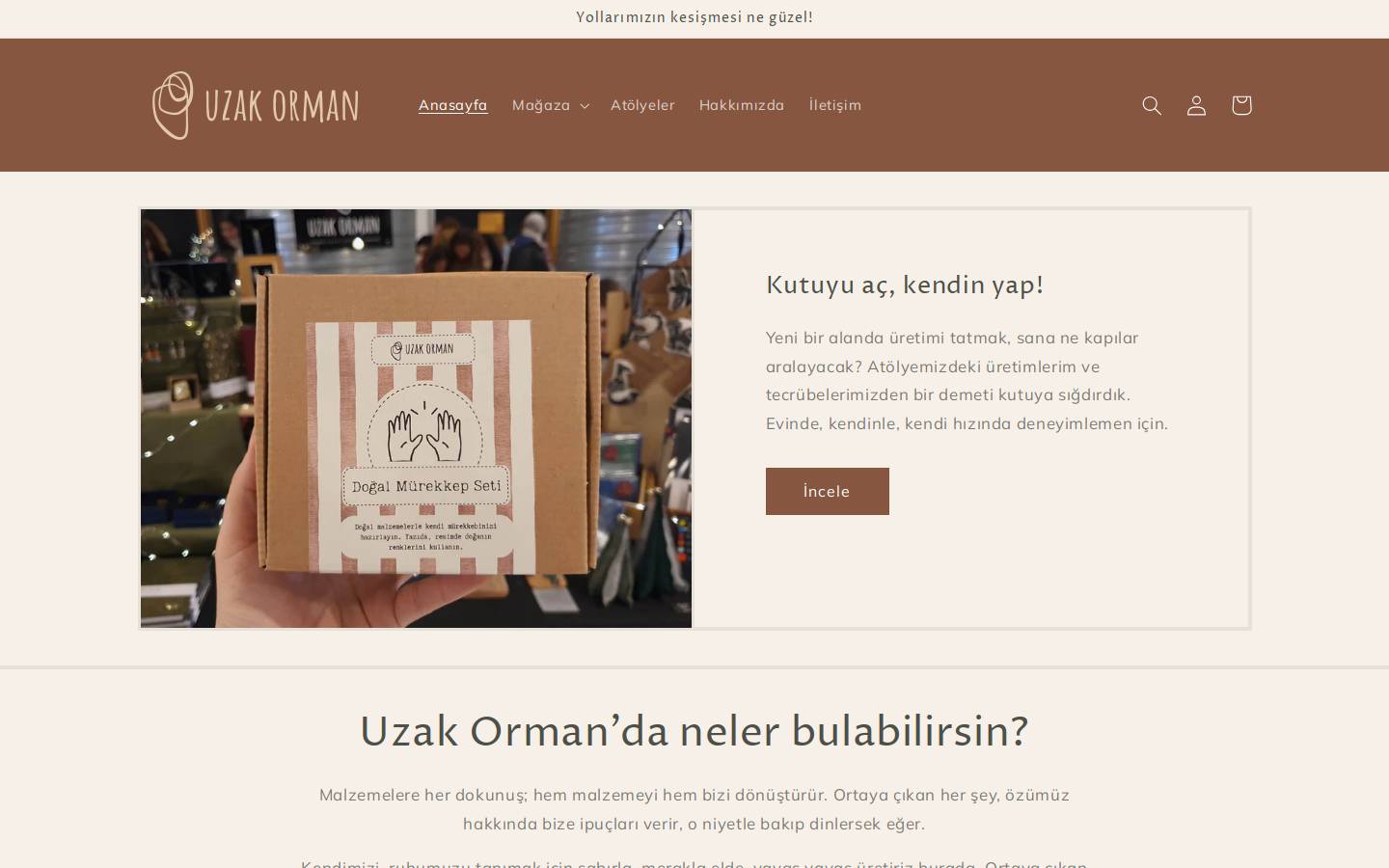 uzak-orman.com homepage screenshot