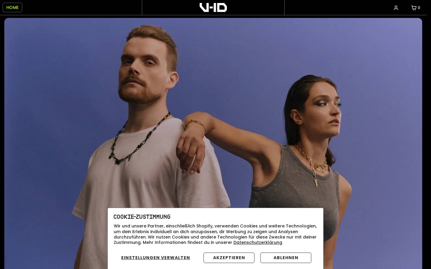 v-id.shop homepage screenshot