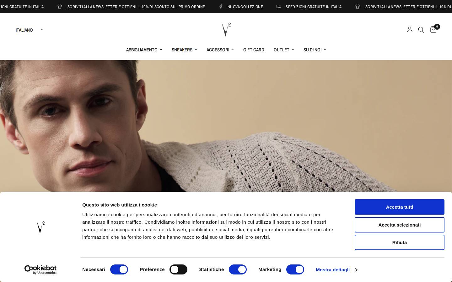 V2brand homepage screenshot