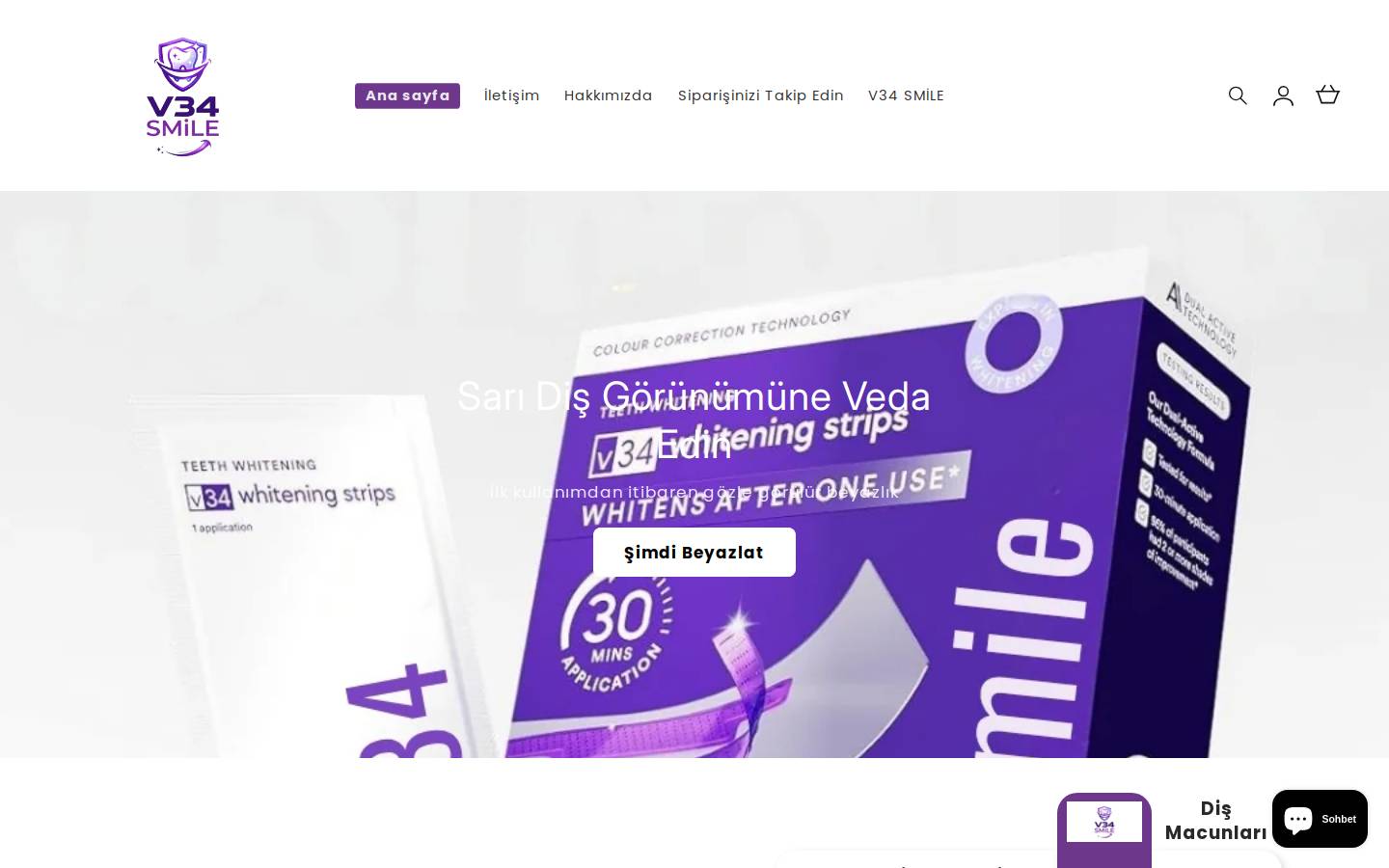 v34-smile.com homepage screenshot