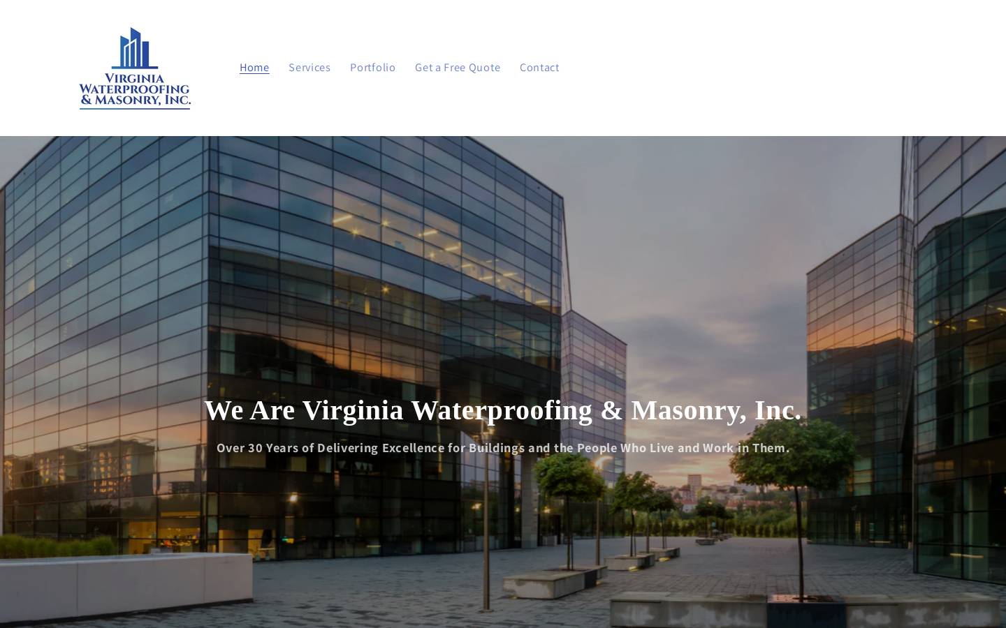 va-wm.com homepage screenshot