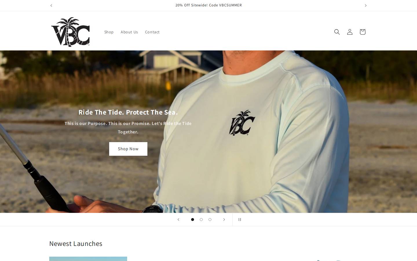 vagabondbeachclub.com homepage screenshot