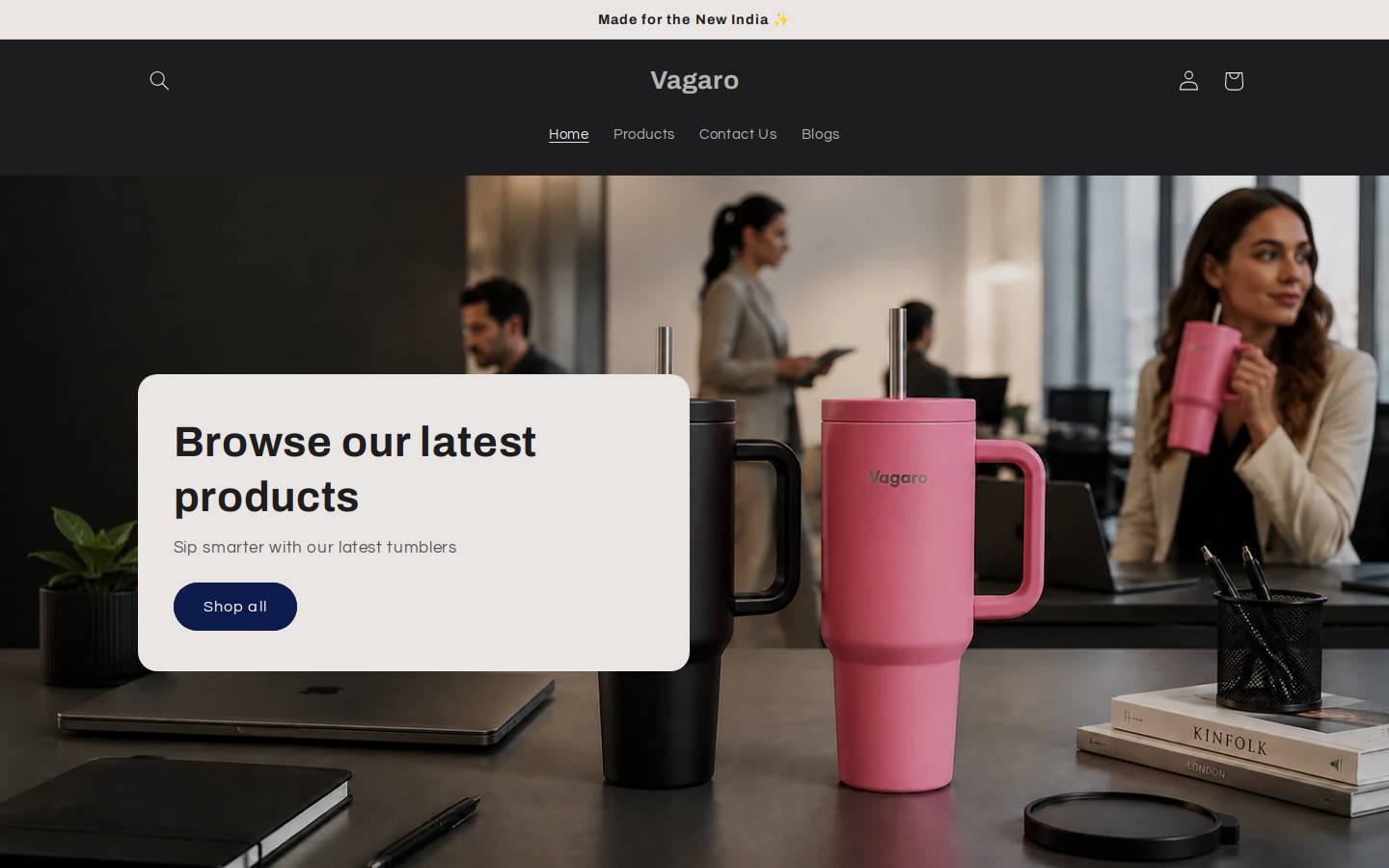 Vagaro homepage screenshot