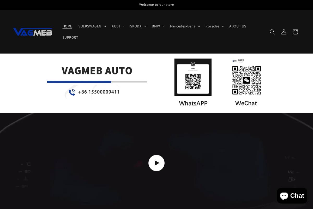 vagmeb.com homepage screenshot