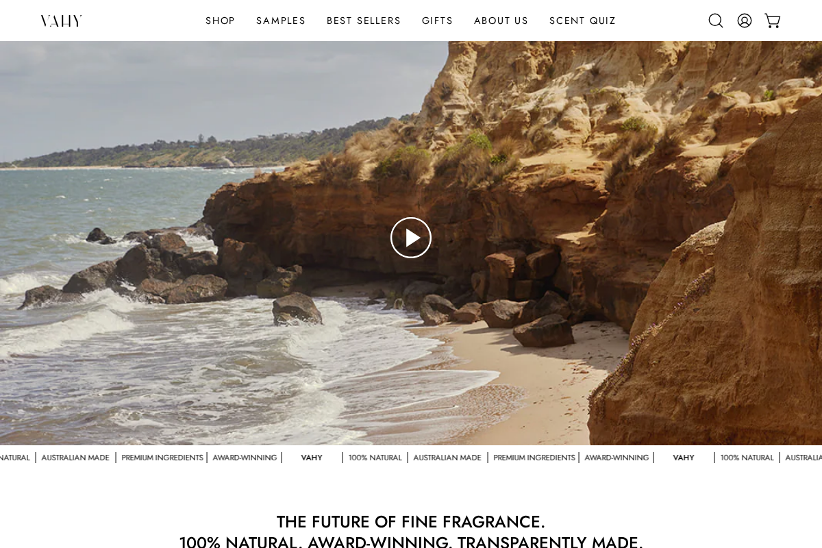 VAHY homepage screenshot