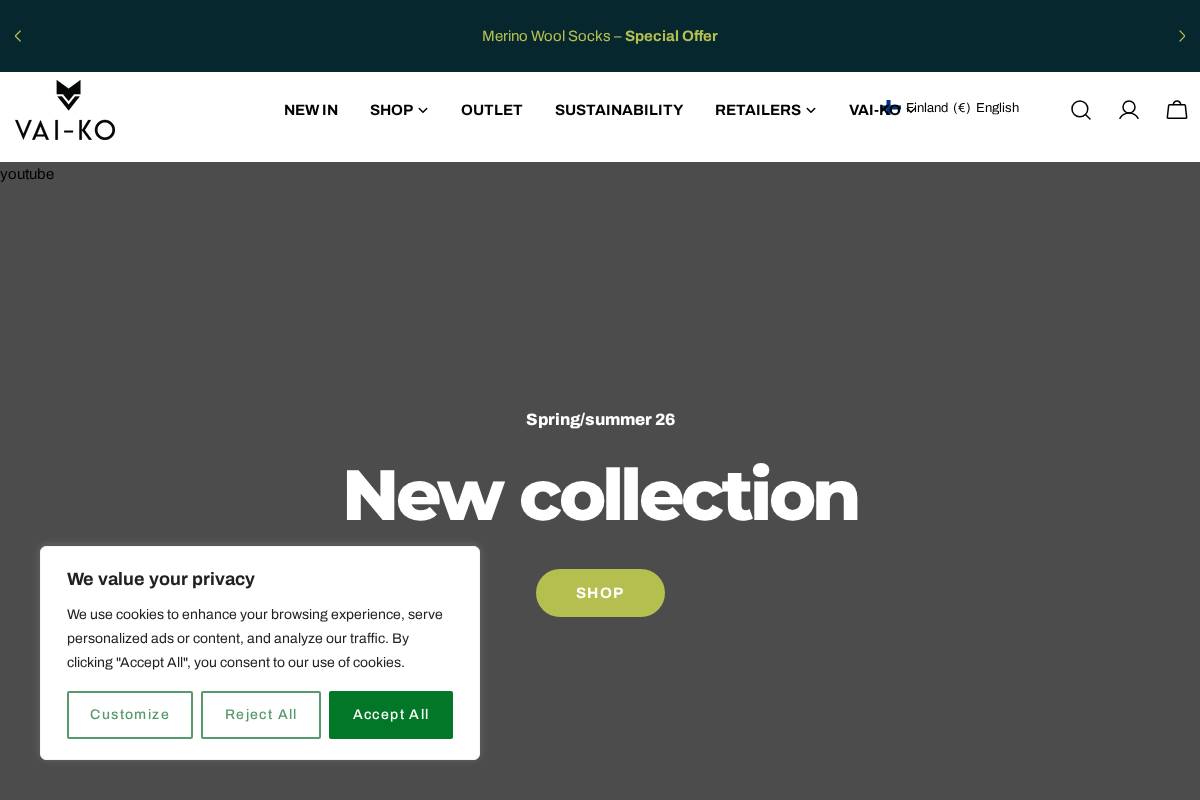 vai-ko.com homepage screenshot