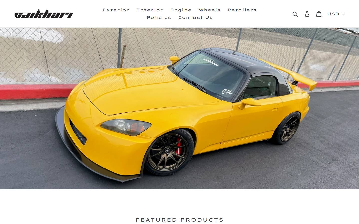 vaikhariusa.com homepage screenshot
