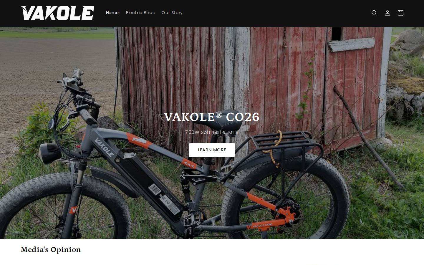 vakole.com homepage screenshot