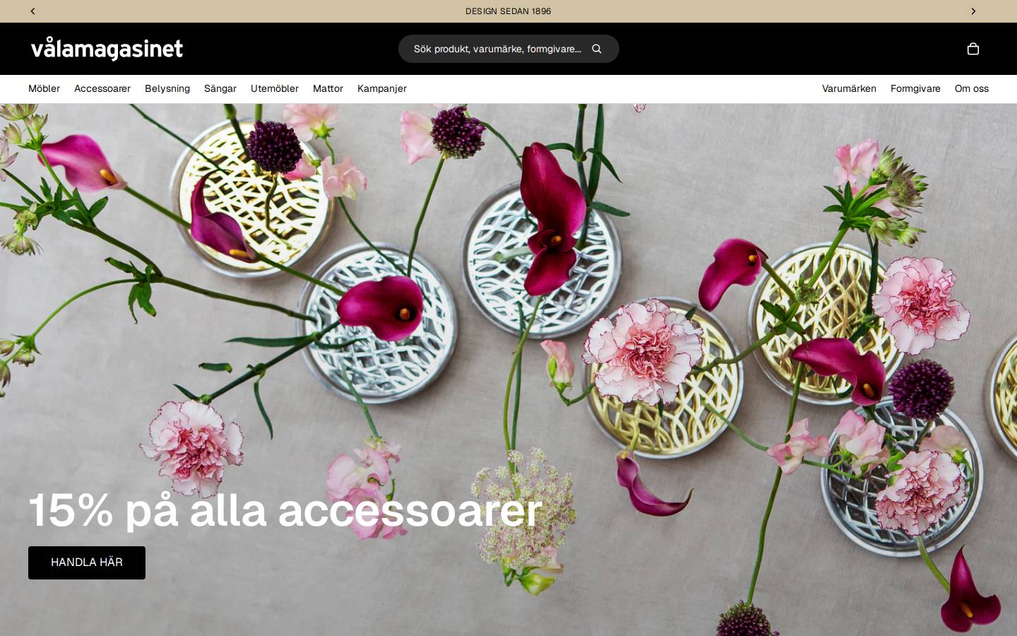 valamagasinet.se homepage screenshot