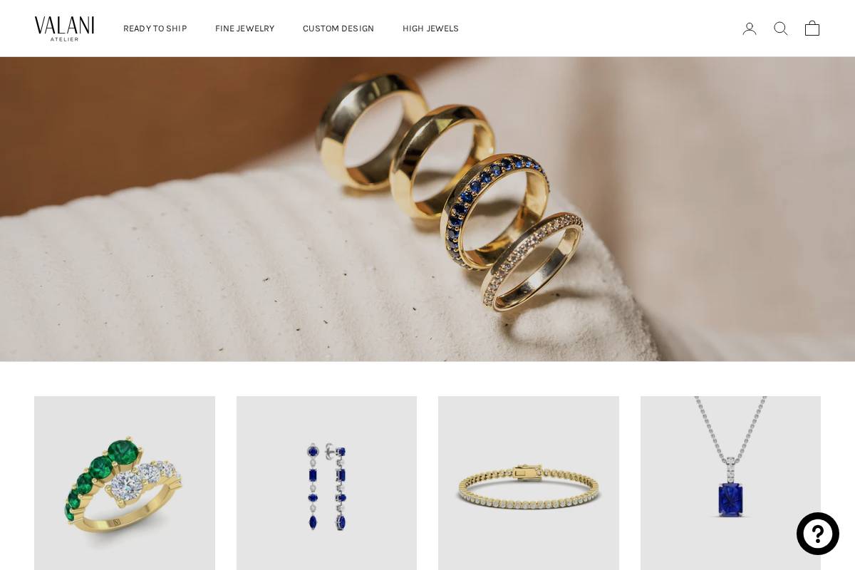 valani.com homepage screenshot