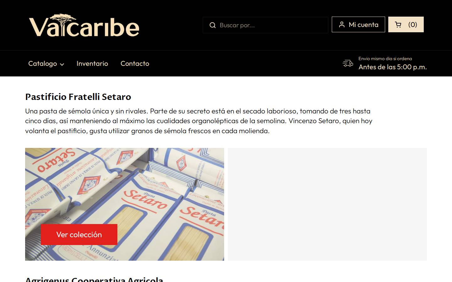 valcaribe.com homepage screenshot