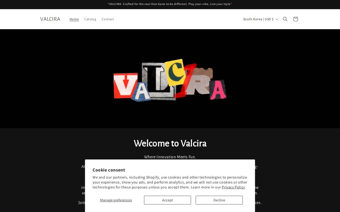 valcira.com homepage screenshot